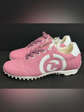 NEW Duca Del Cosma  Queenscup Pink/White Golf Shoes Women's Size 5.5-6